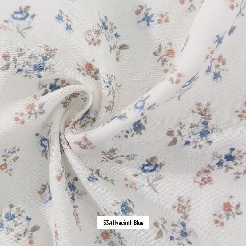100% Cotton Double Layer Gauze Fabric: Cartoon Baby Pajamas, Drool Bibs, Bath Towels, Fabric Remnants.