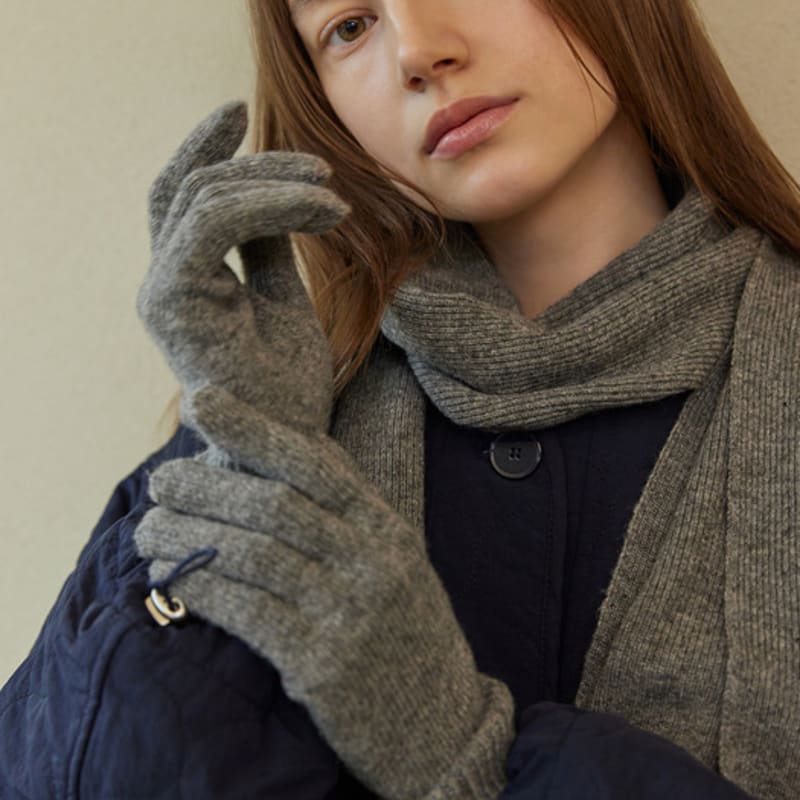 atempo WOOL KNIT GLOVES_grey