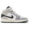 Jordan 1 Mid SE Craft White Cement Grey Black GS FD9091-002