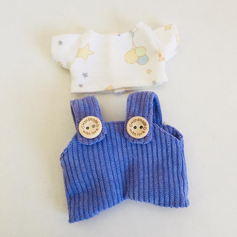 בגדי בובת קטיפה ויניל חמודה 17 ס"מ קופסה עיוורת - תליון LaBuBu שמלת אביזרים