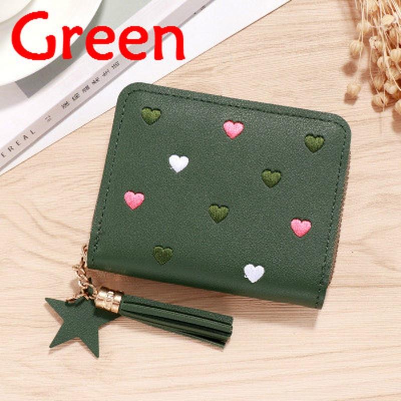 Portfele damskie Piękne dziewczyny Krótki zamek portmonetka Tassel Kobieta Kopertówki Etui na karty Portfel Torby