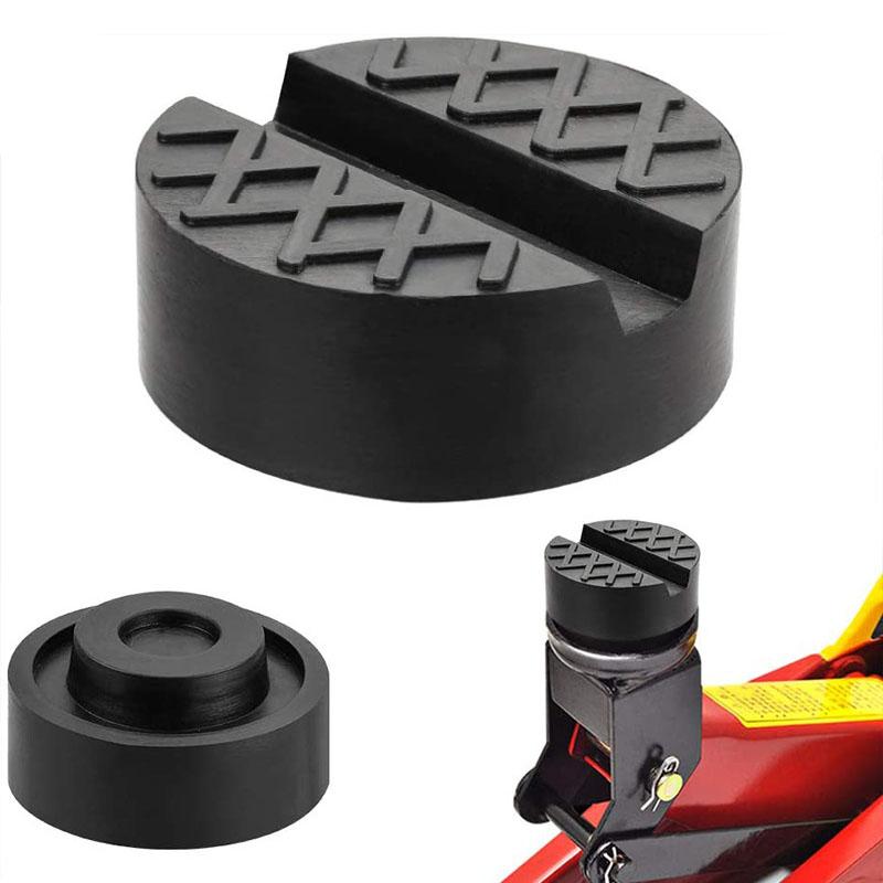 

1/2Pcs Jack Rubber Pad Universal Car Accessories Support Block Durable Round Rubber Car Supplies Safety Repair Tools for Home