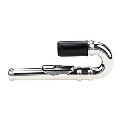 Classic Silver-plated Flute Curved for Head Joint Musical Instrument Metal Flute for Head Joint Headjoint for Adult Begi