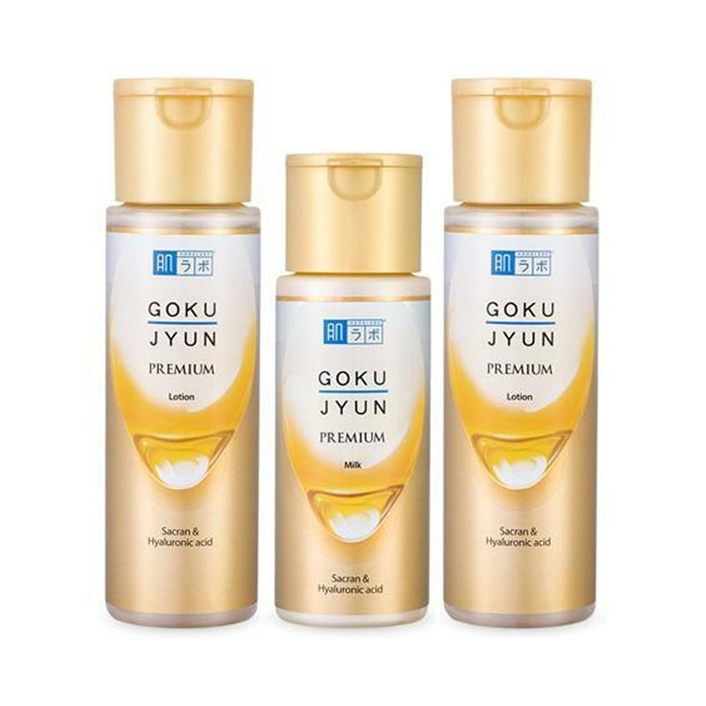 Hada Labo Gokujun Premium Lotion & Milk Plan (+Original Lotion 170ml)