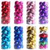 24Pcs/Box Christmas Decorations Xmas Tree Hanging Pendant Balls Decor New Year Gifts Noel Christmas Balls for Home
