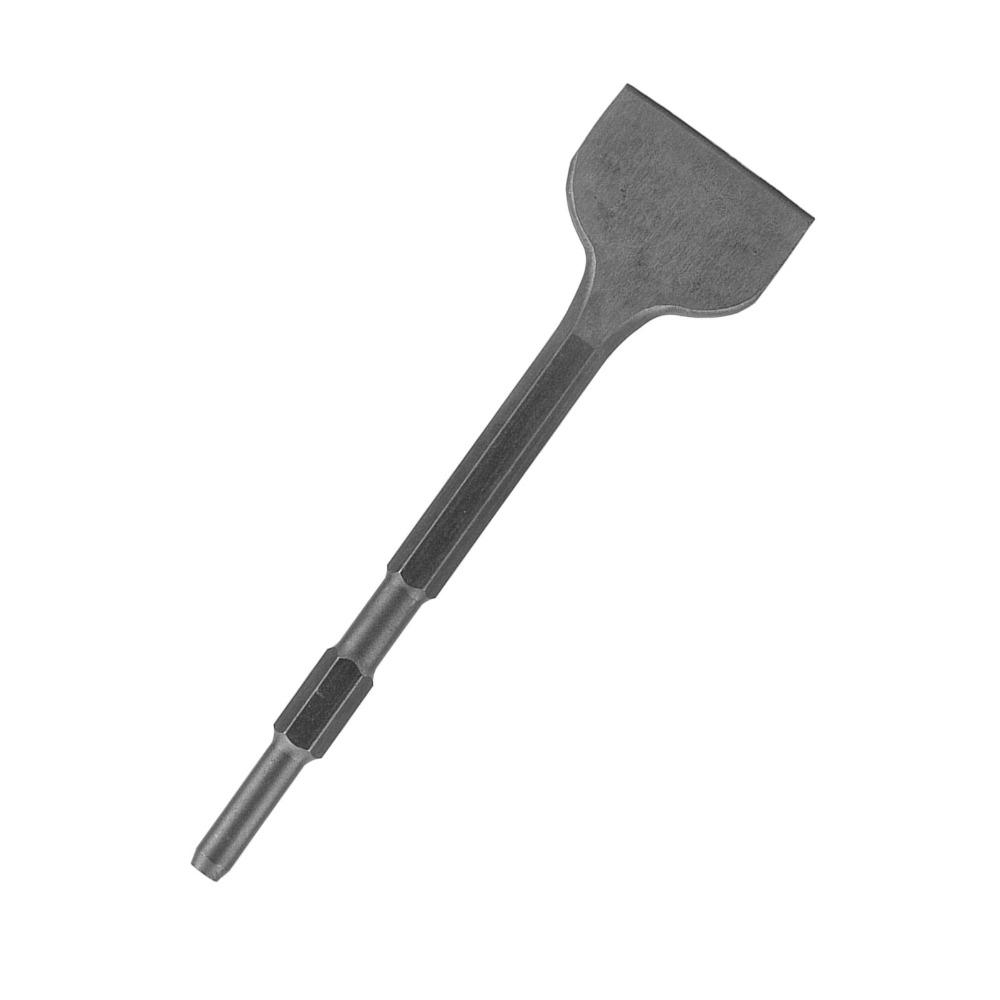 Wide Flat Edge Grooving Chisel 40Cr Alloy Steel Masonry Chisel Bit For Hammer Drill