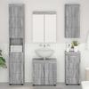 Bathroom Wall Cabinet TULUM Grey Sonoma 37 x 24.5 x 86 cm