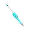 6PCS Sparkling Beadable Pen Ergonomic Grip Ballpoint Pen For Students Adult Daily Writing Journaling Art Craft Project