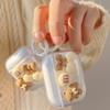 Cartoon Cherry Airpods 1 /2 Generation Cute Bear Transparent Bluetooth Headset Protective Case Cover 3 Generation Hanging Buckle Soft Pro