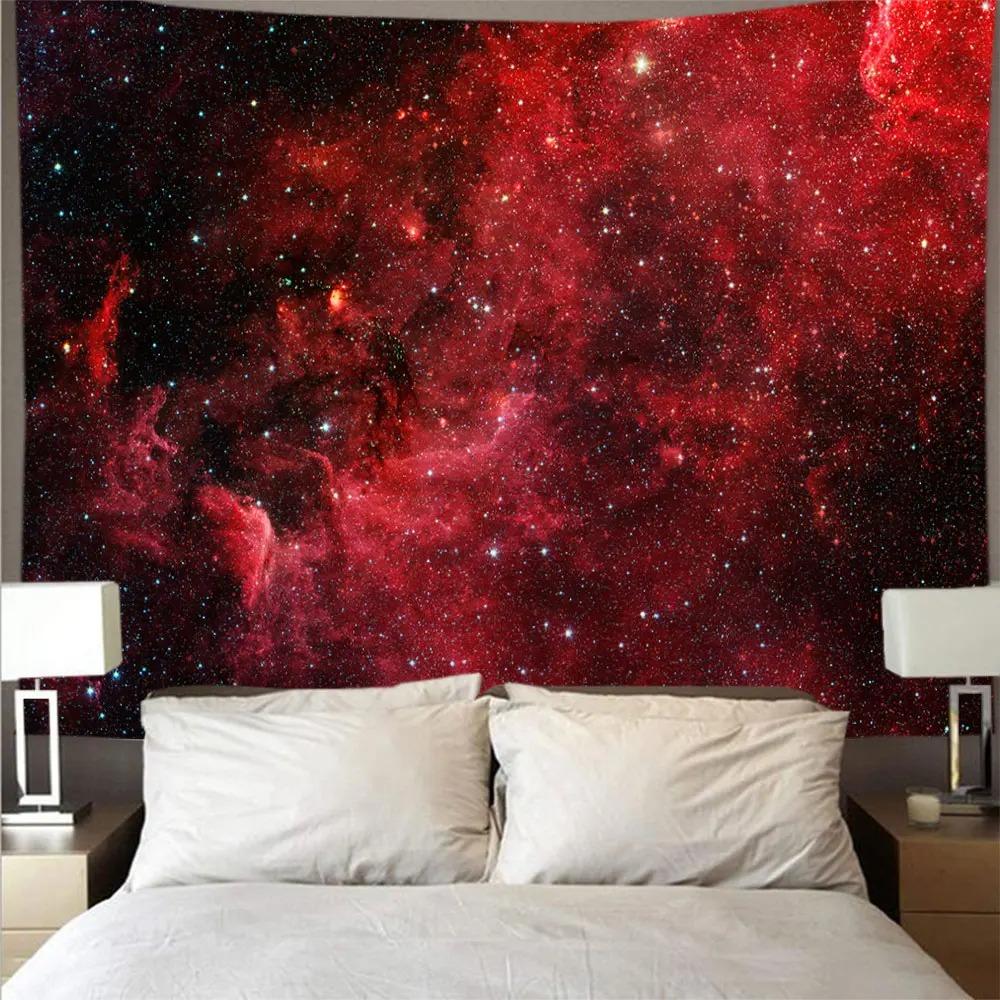 Космическая галактика Молния Узор Подвесной Ткань Спальня Гостиная Гобелен Домашнее — фото 3