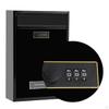 Combination Lock Security Mailbox Wall Mount 22x8.5x32cm Accessory for Residential House Metal Post