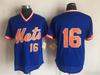 New York Mets Retro Embroidered Baseball Jersey