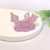 Resin Luminous Castle 4 Styles Colorful 3D Castles Minaitures for Scrapbook DIY Accessories Home Decor Dollhouse Accessories