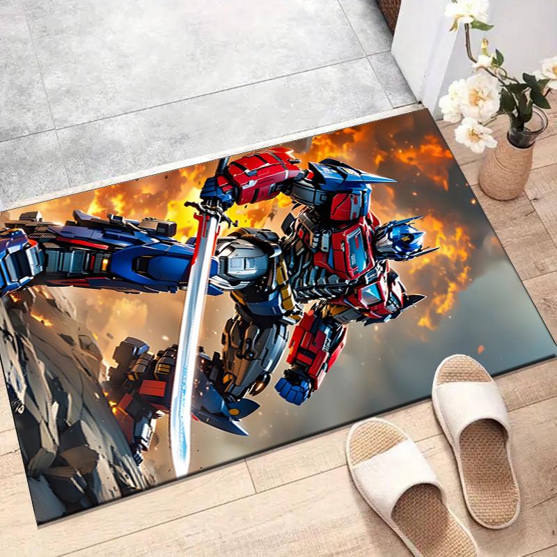 Transformers Polyester Carpet, Soft Indoor Mat for Office Chair, Living Room, Computer Desk - Decorative Home Office Rug Design