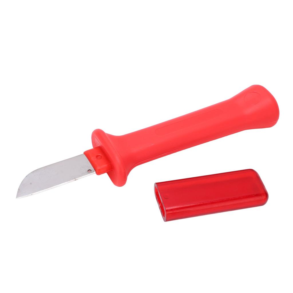 Cable Splicing Knife Ergonomic Wire Stripper Cutter 50mm Hand Tool for Home Working