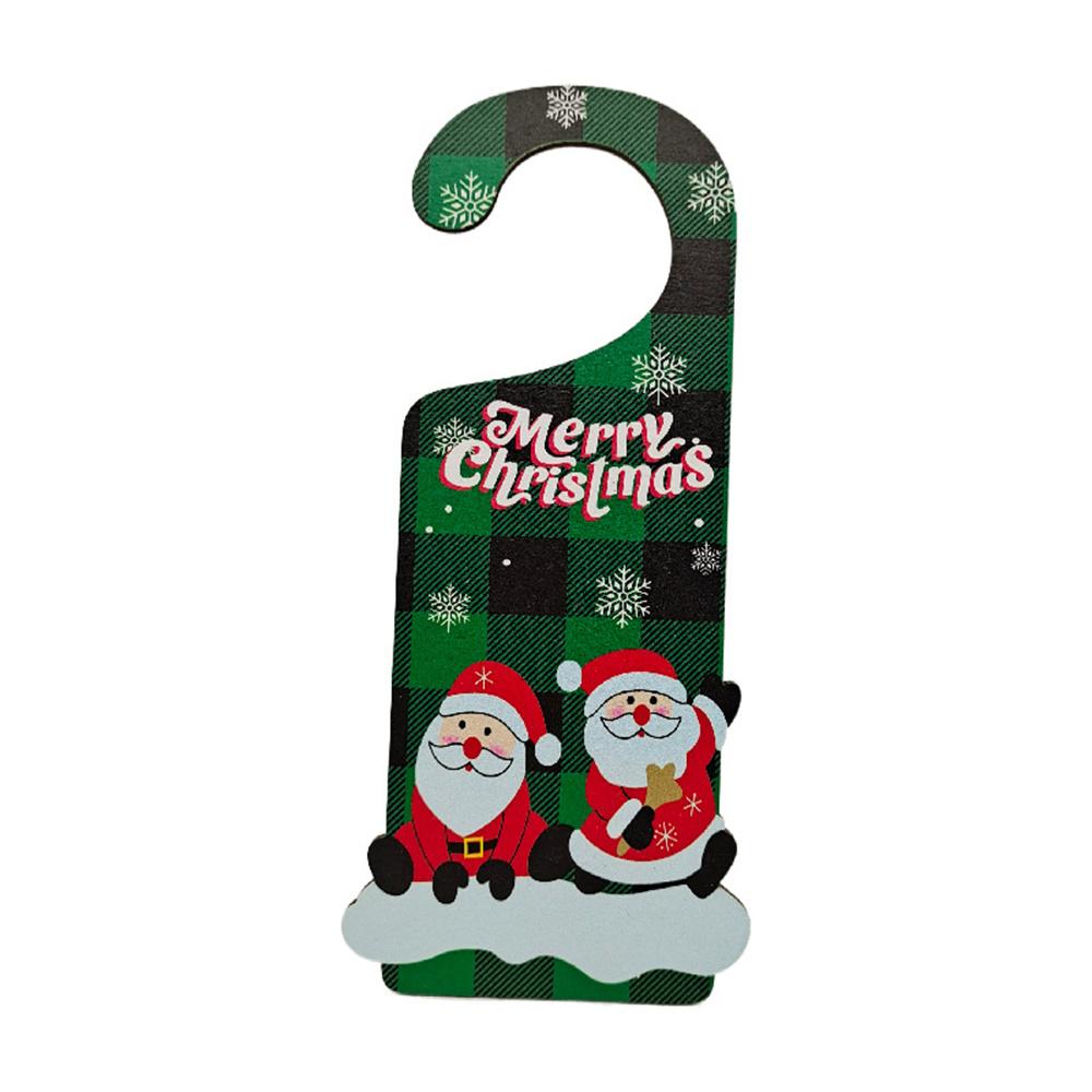 Elk Doorplate Hook Reusable Modern And Minimalist Christmas Ornaments Christmas Decoration Full Color Boxwood Party Supplies