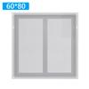Magnetic Self Adhesive Screen Net Windows Anti Mosquito Screen DIY Window Screen Mesh for House Windows White Frame Grey Mesh