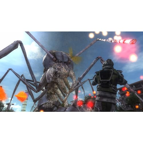 [ps4] earth defense force 5 dream value set [purchase bonus] "sing and dance   pure decoy launcher"  enclosed