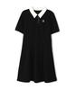 By Polo Collar Cut and Sew Dress [JILL JILLSTUART] [Black/FR]