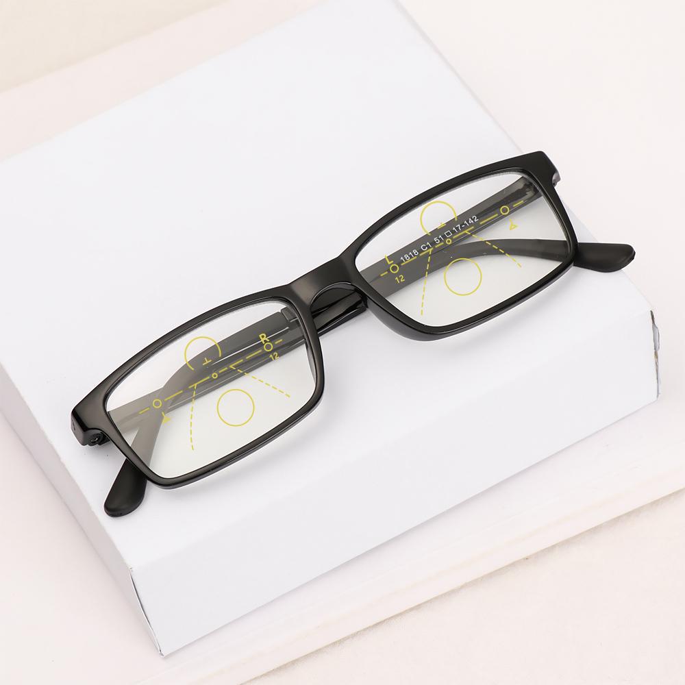 1PC Progressive Reading Glasses Men Women Multifocal Bifocal  Anti Blue Light Magnifying Presbyopic EyeGlasses +1.0~+4.0
