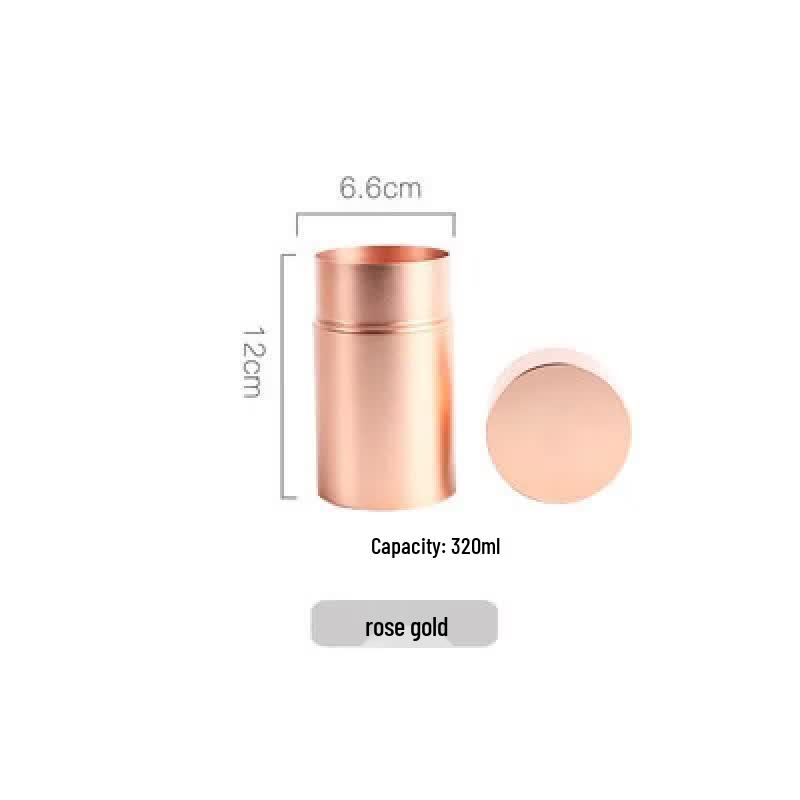 Portable Mini Aluminum Tea Caddy