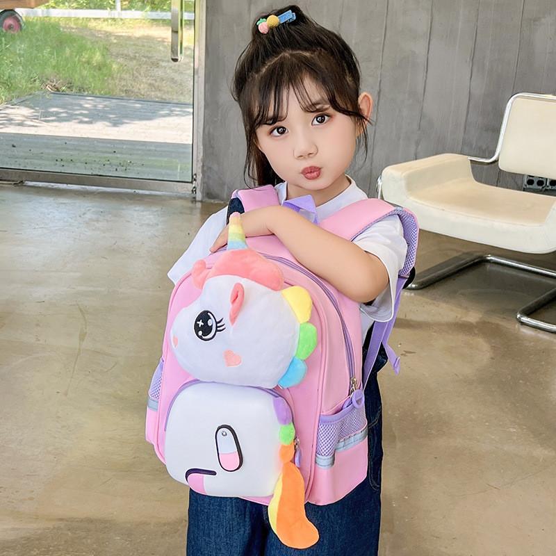 Cute Dinosaur Theme Kids Backpack Breathable Oxford Cloth For School And Playtime