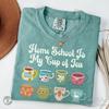 Home School Teacher Shirt, Homeschool Mama Shirt, Homeshool Mom Tea T-Shirt, Comfort Colors Gift for Mom, Mothers Day Gift, Alt Education