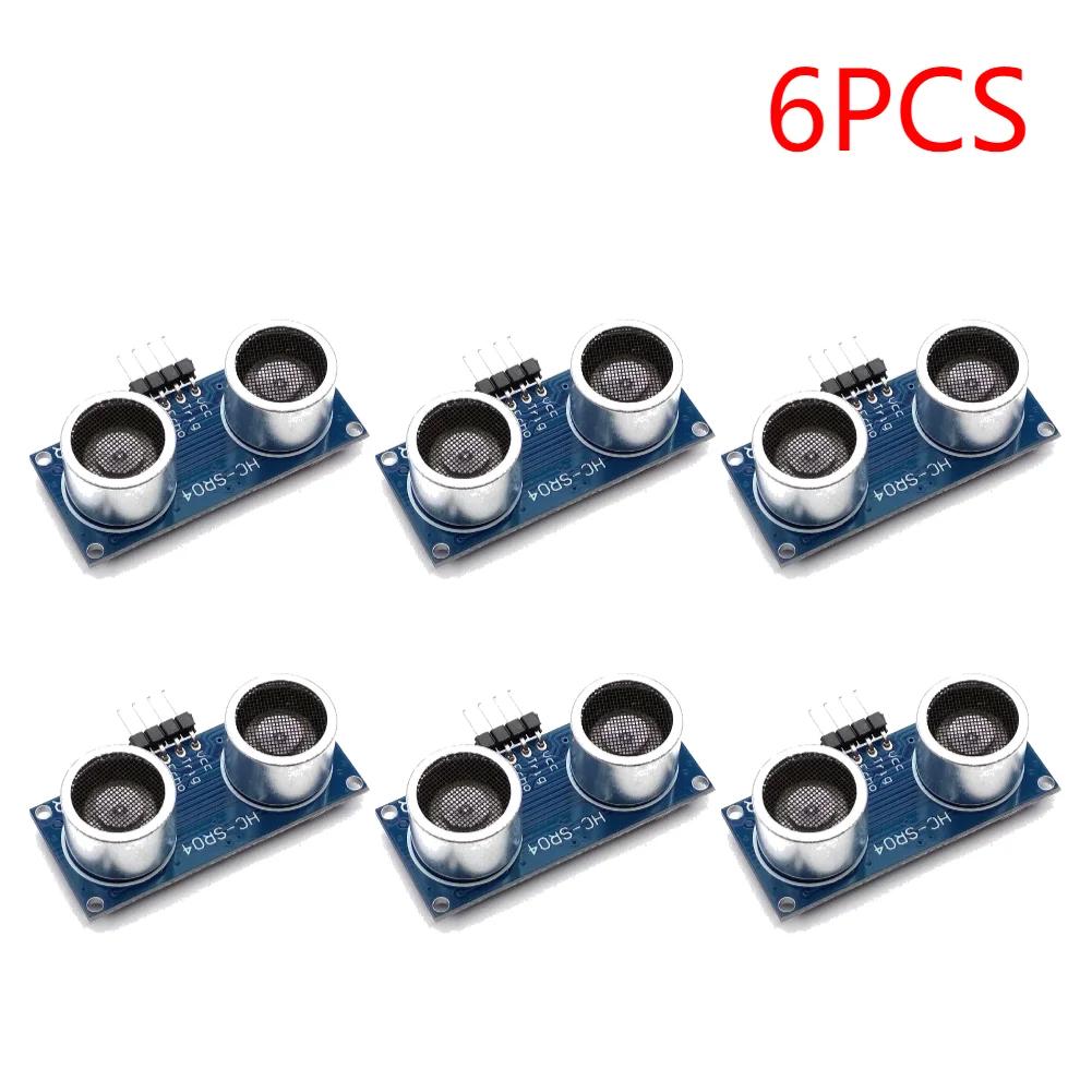 1-6PCS HC-SR04 Ultrasonic Wave Detector Ranging Module HC-SR04P HC SR04 HCSR04P Distance Sonar Sensor Board 3-5.5V