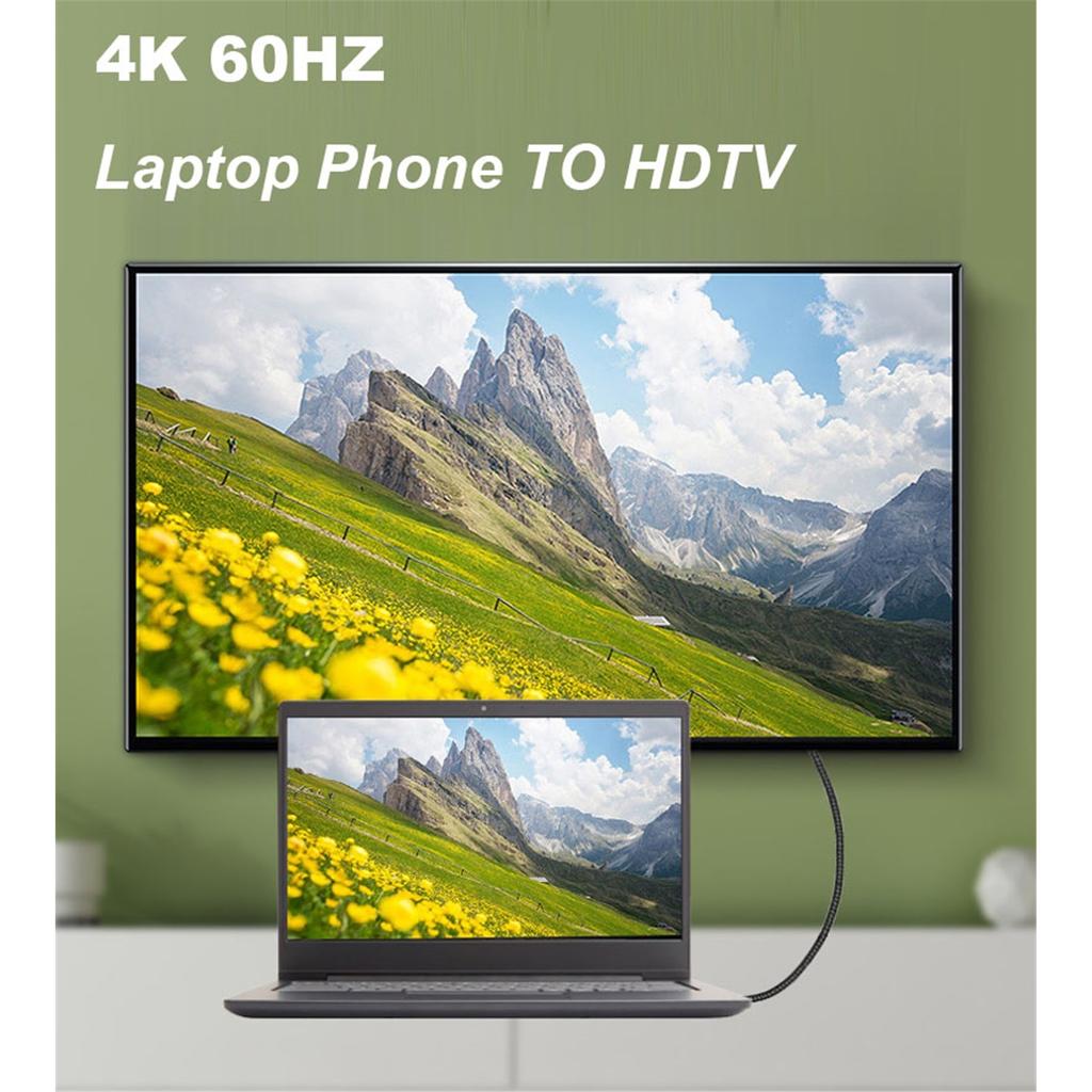 Nylonowy Kabel MINI HDMI Do HDMI HDMI2.0 MINIHDMI Męski A Męski 4K 60HZ HD 1080P Konwerter Adapter 1M 2M 3M 5M 10M Przewód TV Kamera