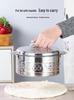 Stainless Steel Insulated Pot Set with Lid - Large Capacity 3/4/5 Piece for Africa: Ideal for Household Use, Rice, and Boiling Water.