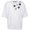 Palm Angels Mens Shooting Star Logo Oversized T-Shirt