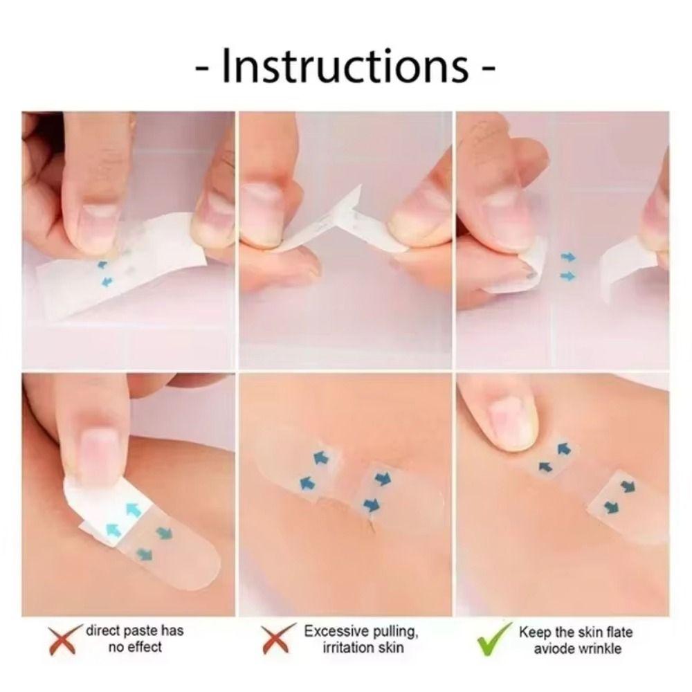 160Pcs Waterproof Face Lifting Tapes Invisible Neck Lift Tape V-Shape Face Tape  Under Makeup