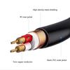 Universally 3.5mm Male To  6.35mm Male Stereo Cable Compatible for Speakers And Mixers Recording Studios Equipment