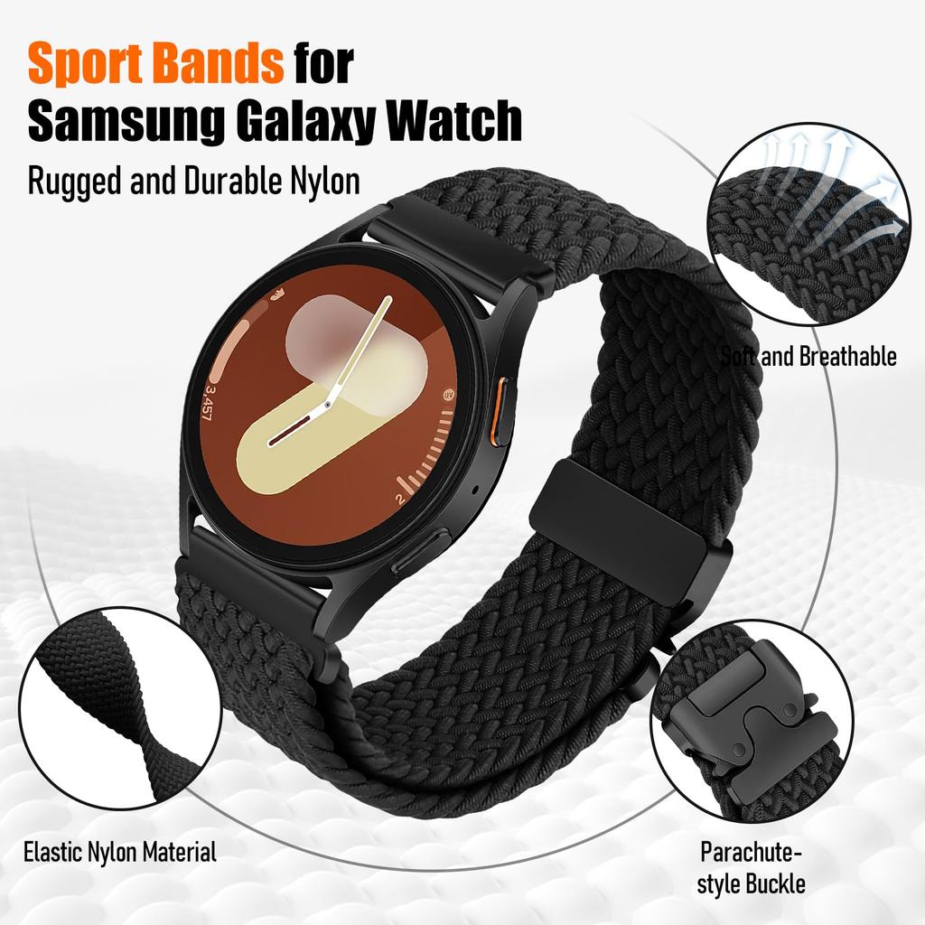 Braided Strap For Amazfit Bip Max/6/5/balance 3/Active 2/GTS 4 Mini Bracelet Correa Series Parachute 20mm 22mm Watch band