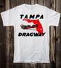 Retro Hot Rod T-Shirt Vintage Kunst Tampa Dragway Florida Drag Race Racing