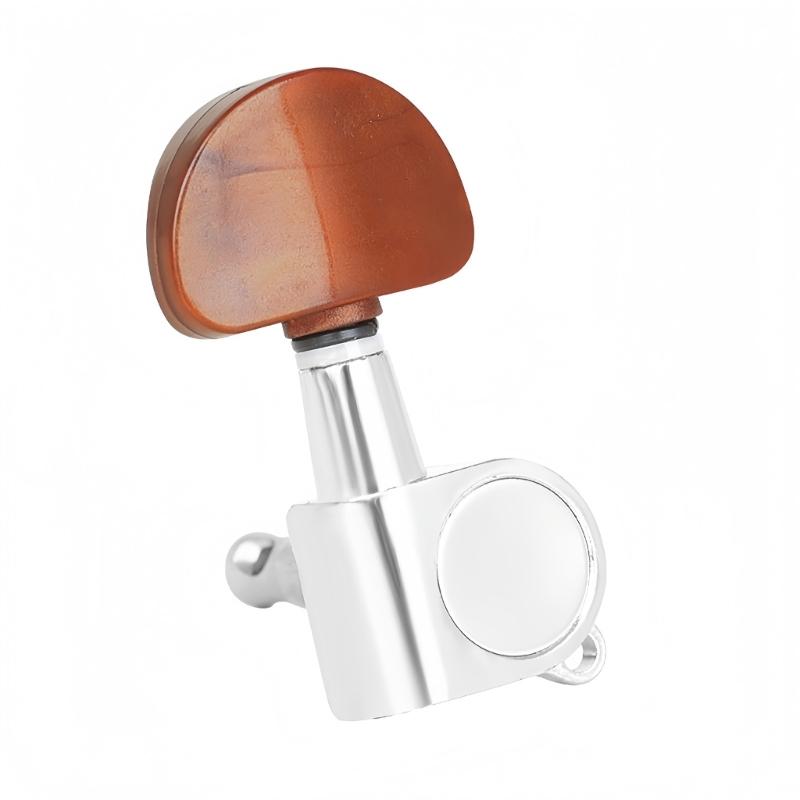 Fully Enclosed Guitar Tuning Pegs with Precisions Gear System for Electric and Acoustic Guitars Dustproof Design