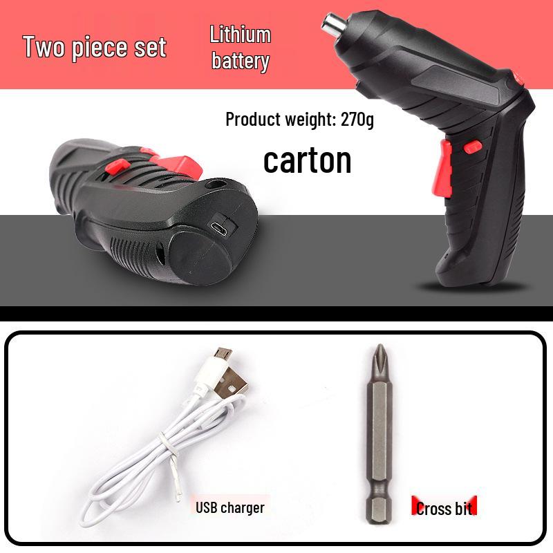 Special Offer: 4V Rechargeable Mini Electric Screwdriver and Drill Set with Lithium Battery