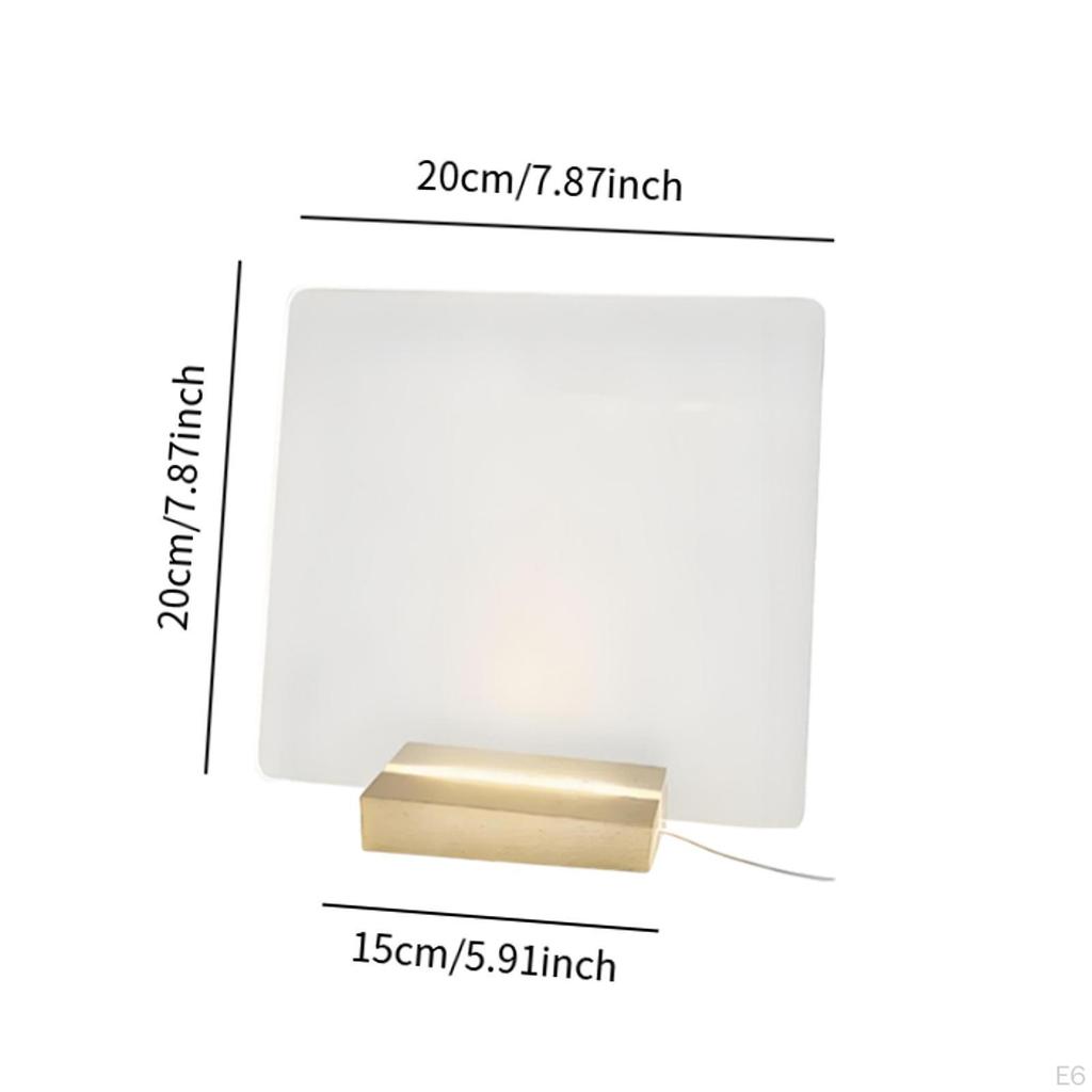 Acrylic Display Planner Board Glow Memo LED Handwriting Tablet Bright Lamp for Dining Room
