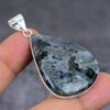 Larvikite Gemstone Handmade 925 Sterling Silver Jewelry Pendant 1.97" A2j66