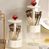 Plastic Makeup Brushes Holder with Lid Cosmetic Brushes Storage Box  Lipstick Container