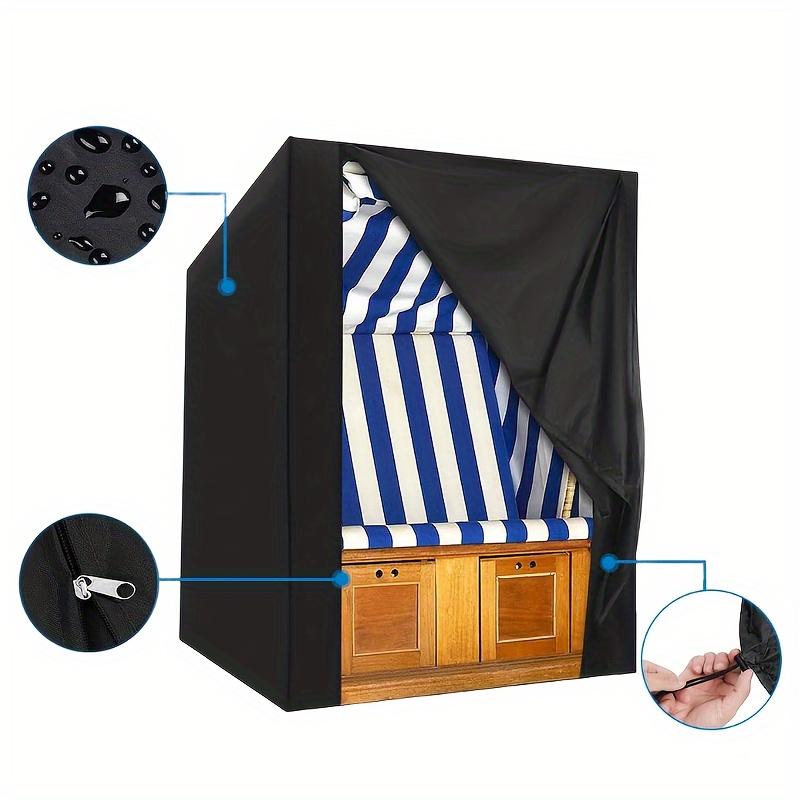 Waterproof Outdoor Furniture Cover, 210D Oxford Fabric, Heavy Duty Square Cover for Patio Hammock and Camping Gear