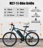 E-Bike VARUN 27,5" 500W Motor City E-Bike 48V 13AH Max. Reichweite 70 km Zuladung 150 kg M27 Pro
