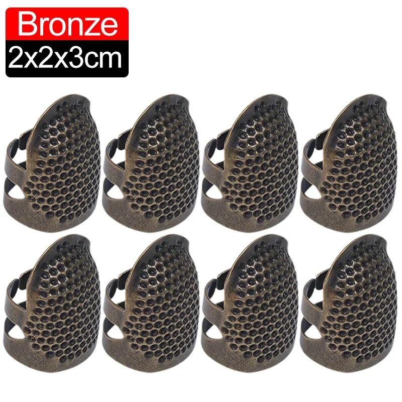 Retro Finger Protector Antique Thimble Ring Handworking Needle Anti Slip Thimble Needles Home DIY Sewing Sets Tools Accessories