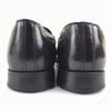 80er-90er Vintage NUNN BUSH Goodyear rahmengenäht Quasten-Loafer Schwarz Größe 9.5D 27.0 Leder(GEBRAUCHT)