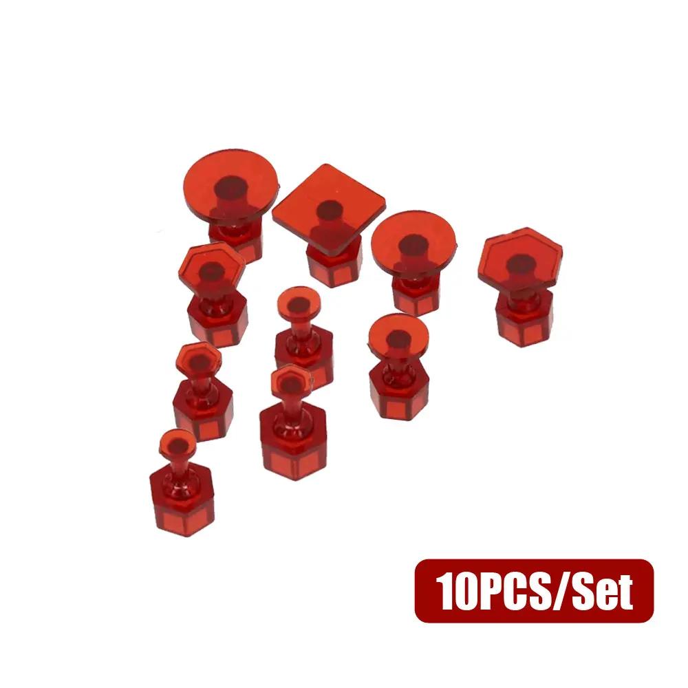 10pcs Glue Tabs Dent Removal Tools Pdr Car Dent Repair Car Removal Tool Auto Paintless Dent Repair Glue Tabs for Car Body