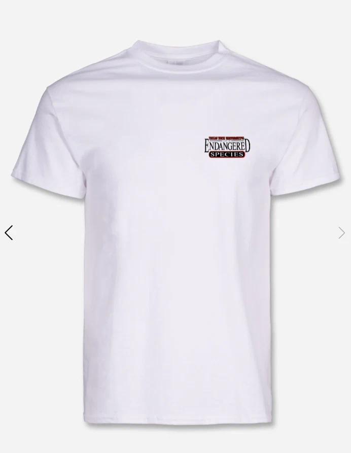 Texas Tech “Endangered Species” Red Raiders White Shirt S