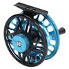 56 Fly Fishing Reel Aluminum Alloy Light Fishing Reel Waterproof with Release Button Fly Reel Blue
