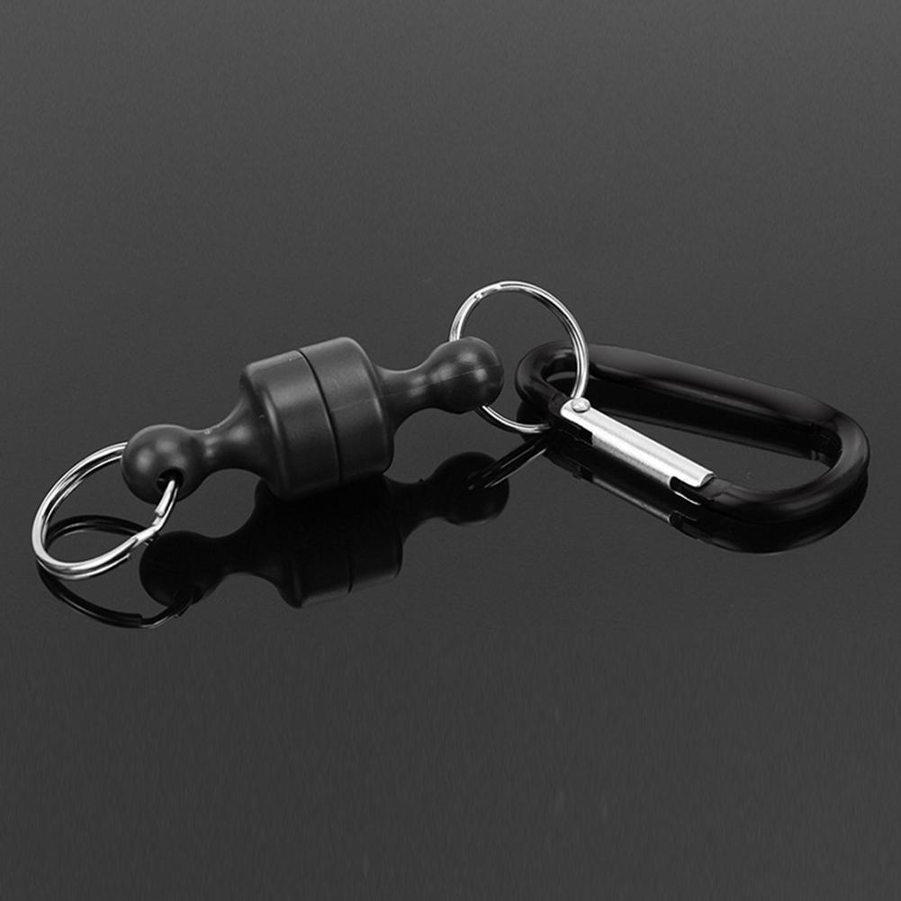 Aluminiumlegierung Magnetischer Verschluss Multifunktionaler Karabiner Outdoor Sport Angeln Schnalle Stark Magnetisch 12cm 28g Magnetischer Clip