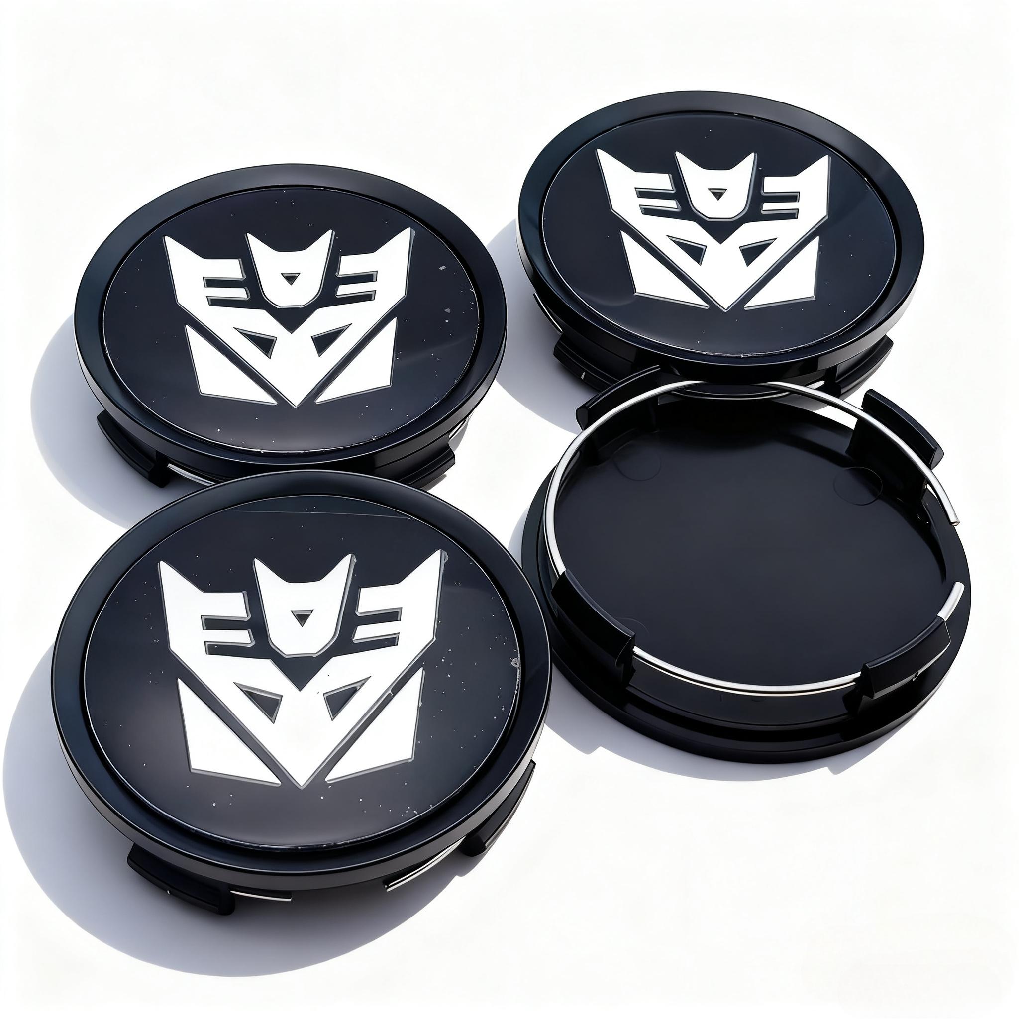 

4pcs Transformers Logo Emblem Car Wheel Center Caps 74mm 69mm Wheels Hub Cap Decepticons Optimus Prime Badge Rim Hubcaps Cover Transformers Badge&4pcs 74MM Wheel Caps