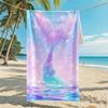 Glitter fishTail Beach Towel Lightweight Microfiber Towel for Men Women Summer Vacation Beach Pool Gym Camping Use
